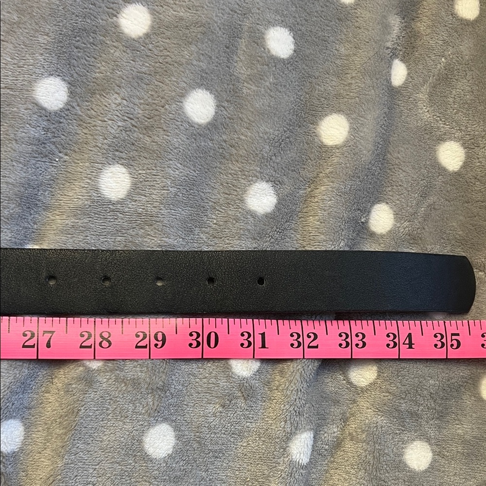 Dynamite | Women’s Size XS/S Black Belt with Tortoiseshell Buckle - Picture 4 of 7